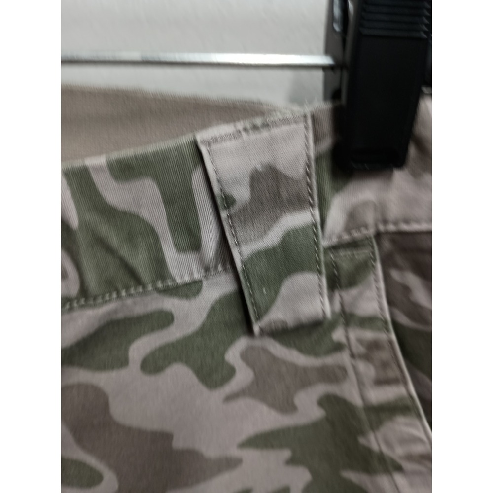 Duluth Trading Co Jogger Pants Womens 12 Green Camo Cargo Utility Outdoor - Picture 14 of 14